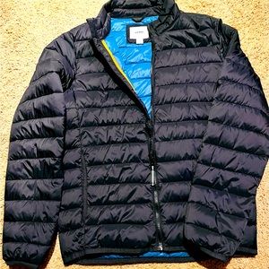 Young mens old navy lightweight puffer jacket sz small